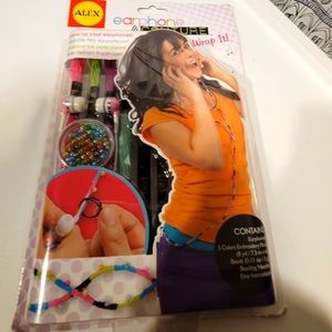 NIB Alex Toys Do It Yourself Wear Wrap Around Headphones Kit